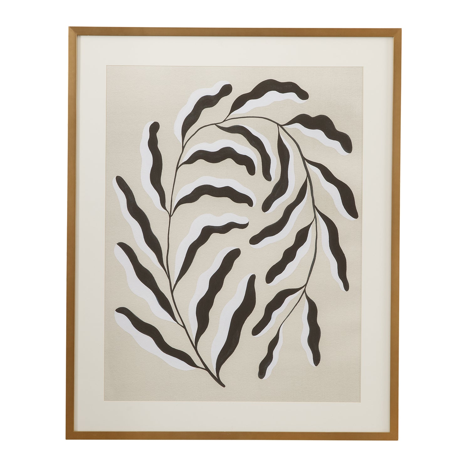 Bassett Mirror Emerging Weeds I Framed Artwork