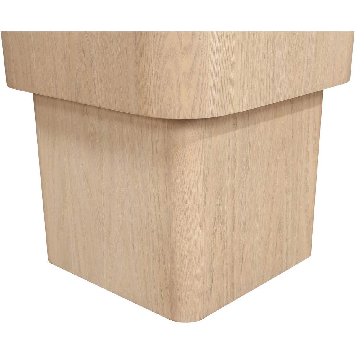 Oakmont Natural Oak Veneer End Side Table Set of 2