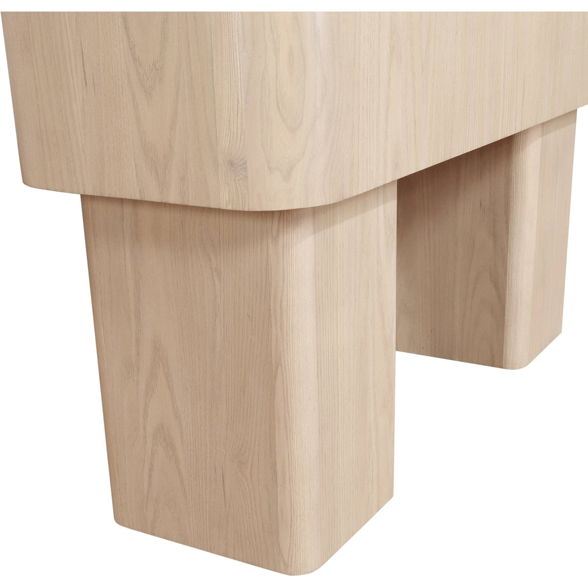 Oakmont Natural Oak Veneer Console Table