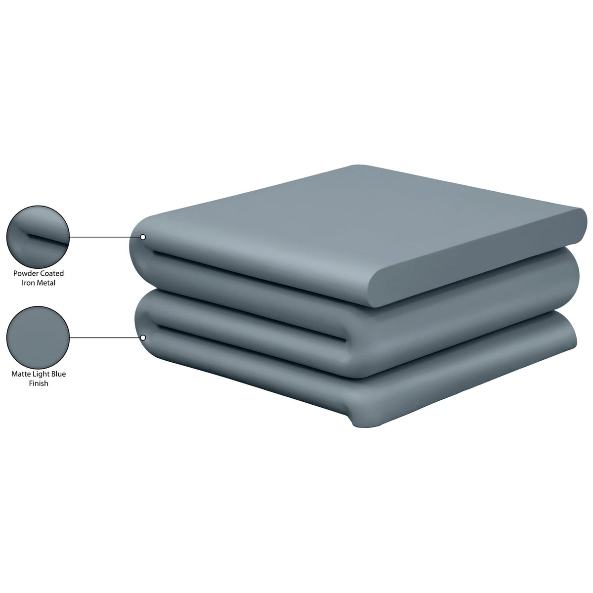 Roland Blue Iron Coffee Table