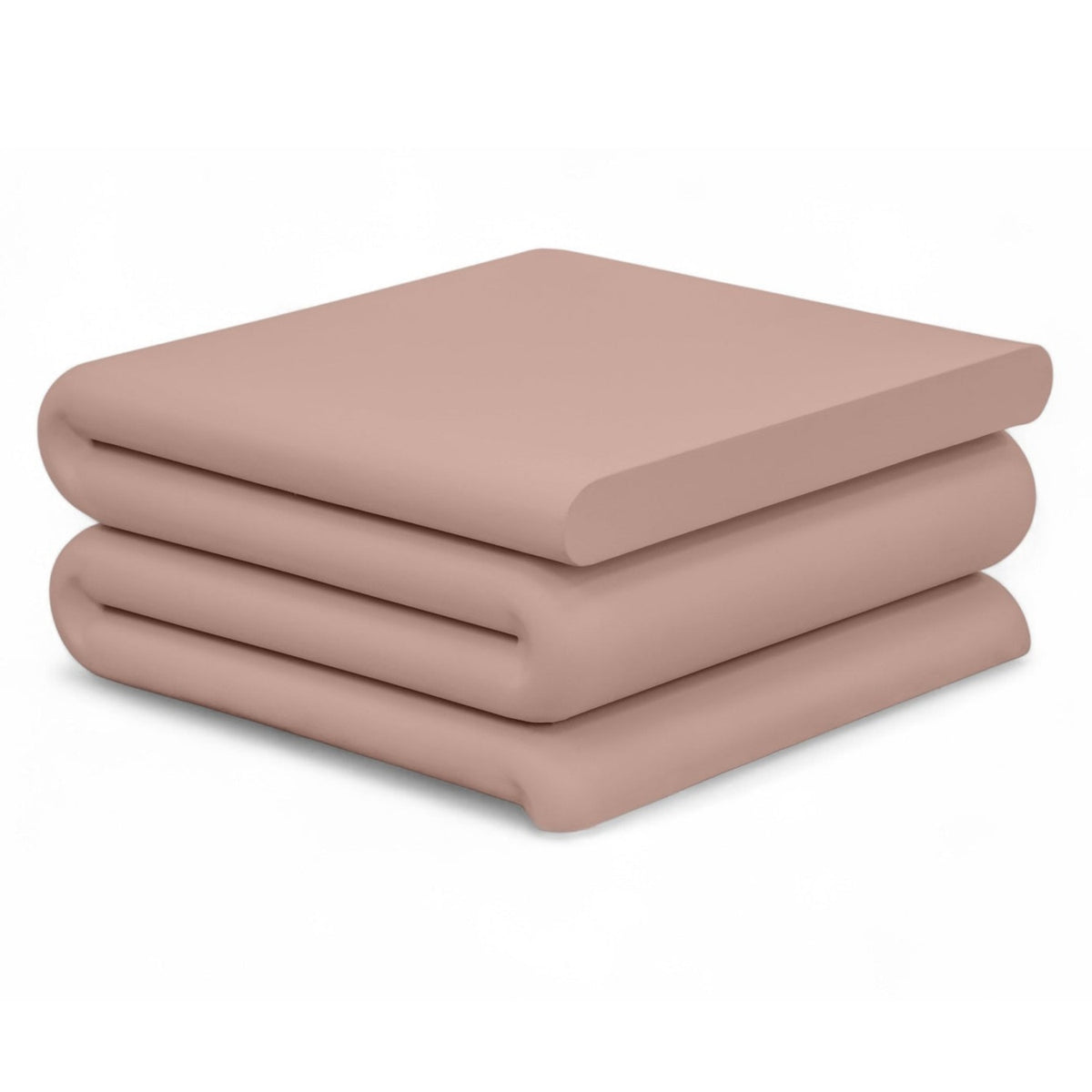 Roland Pink Iron Coffee Table in matte pink powder-coated iron, primary product view