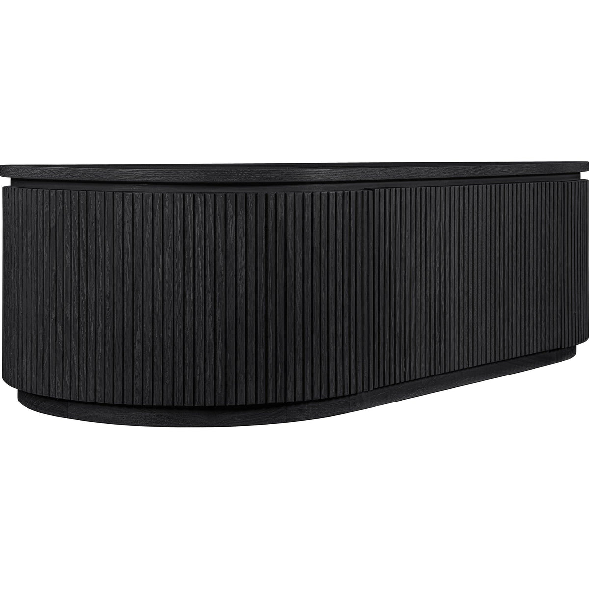 Moana Black Solid Wood Storage Coffee Table