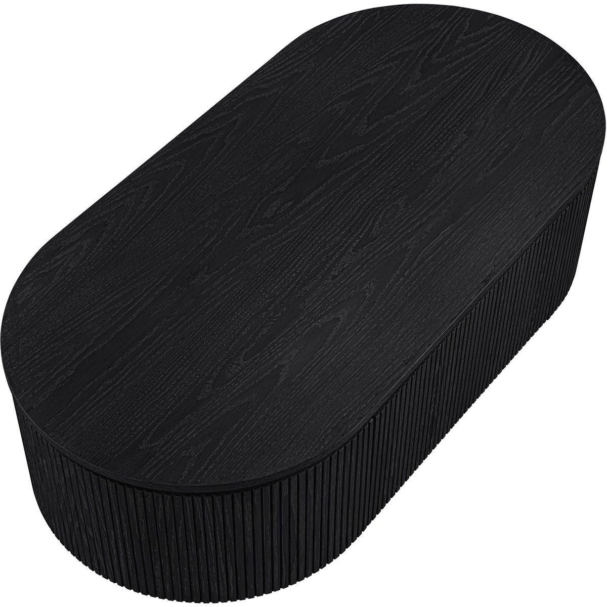 Moana Black Solid Wood Storage Coffee Table