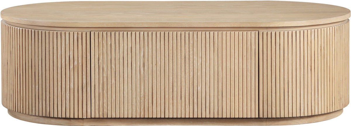 Moana Natural Solid Wood Storage Coffee Table