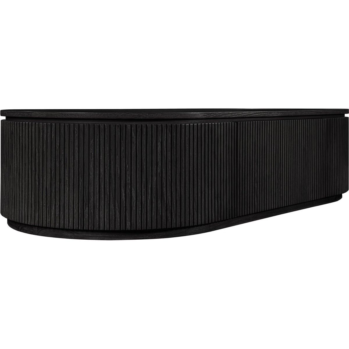 Moana Black Solid Wood Storage Coffee Table