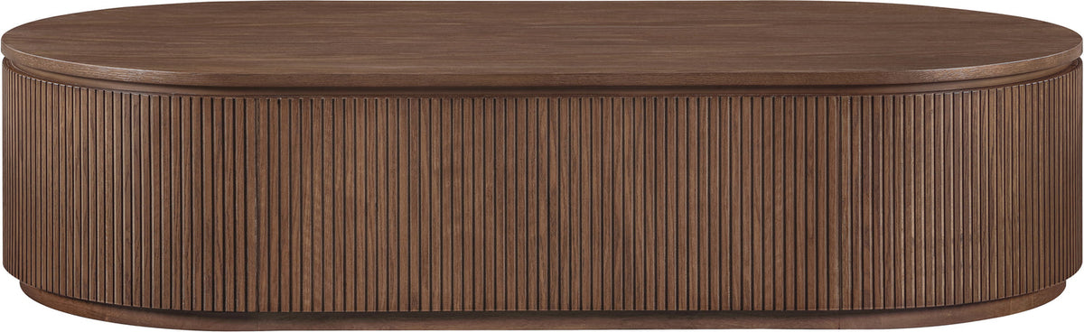 Moana Brown Solid Wood Storage Coffee Table