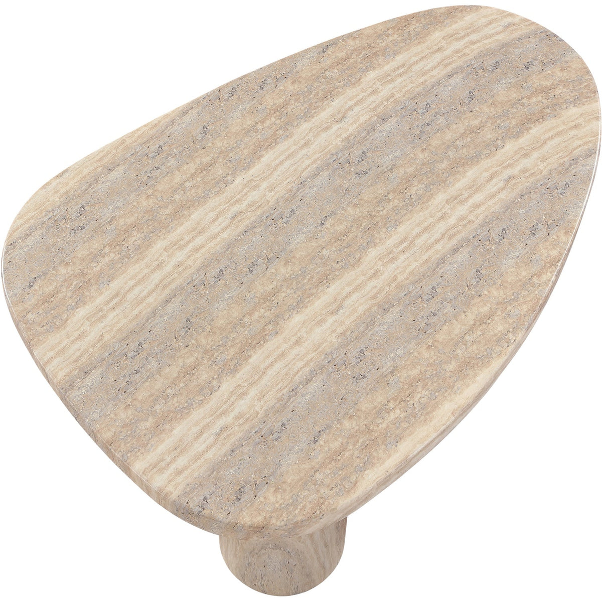 Teramo Travertine Concrete Indoor/Outdoor Coffee Table