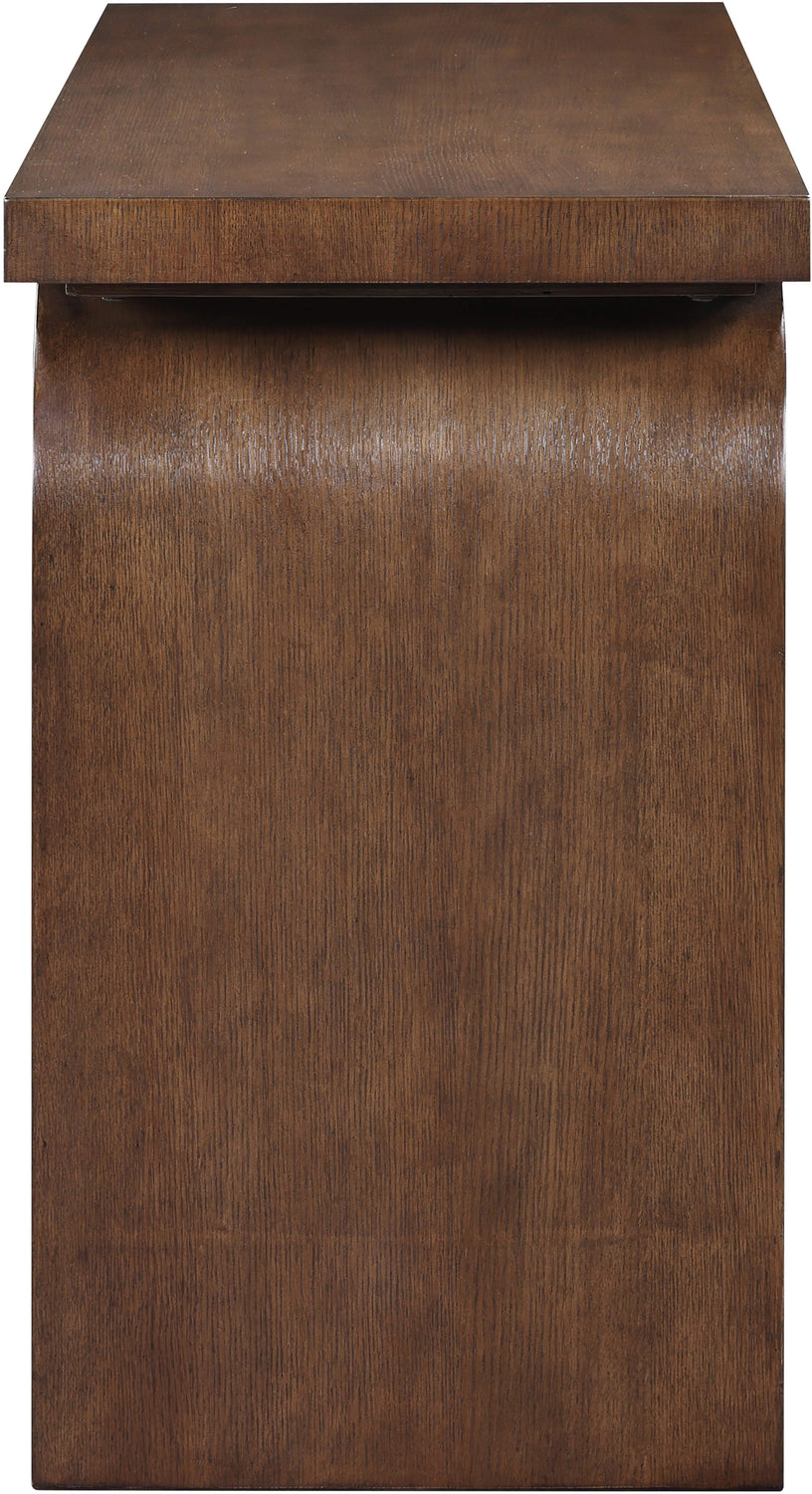 Westbourne Brown Oak Veneer Console Table