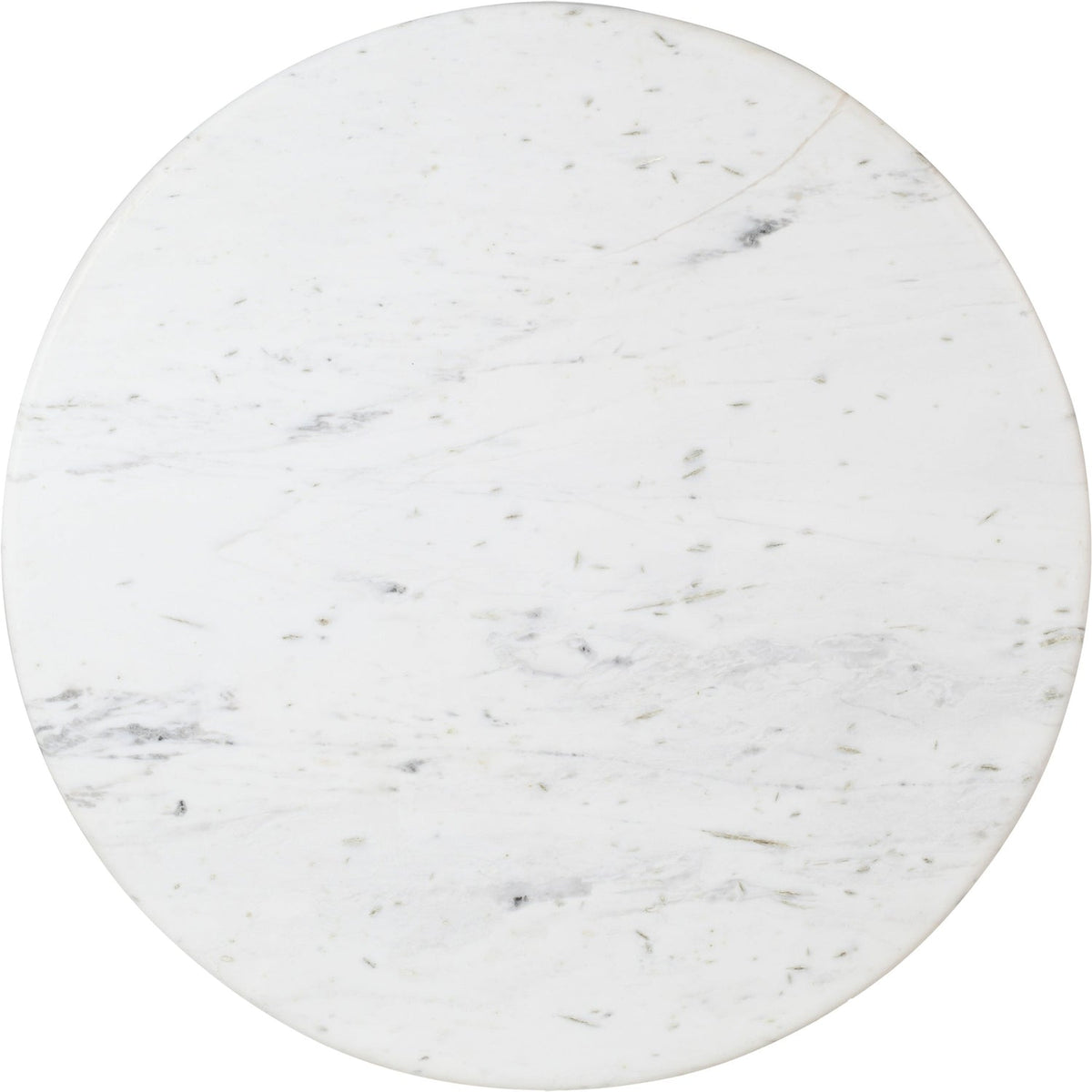 Treviso White Genuine Marble Top And Mango Wood Base Coffee Table