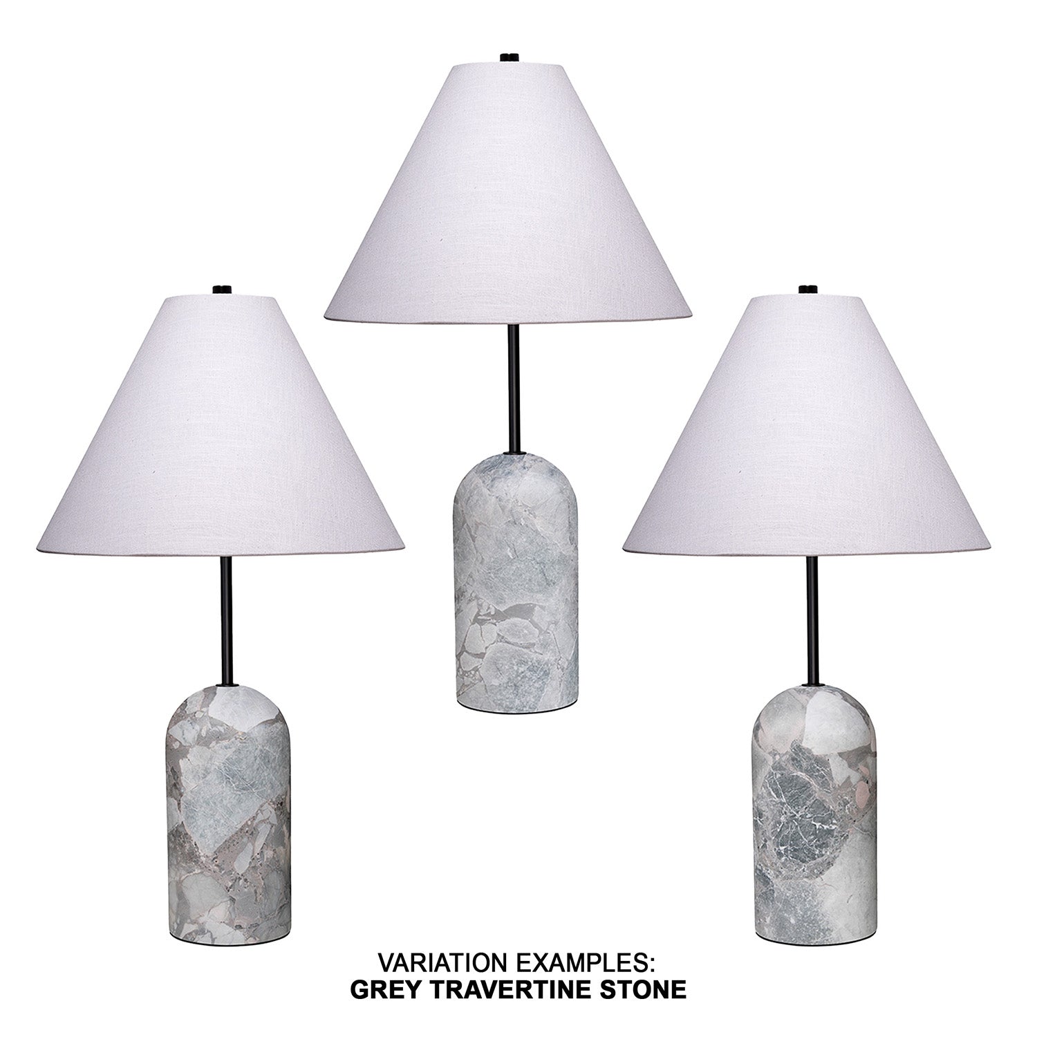 Jamie Young Holt Gray Table Lamp