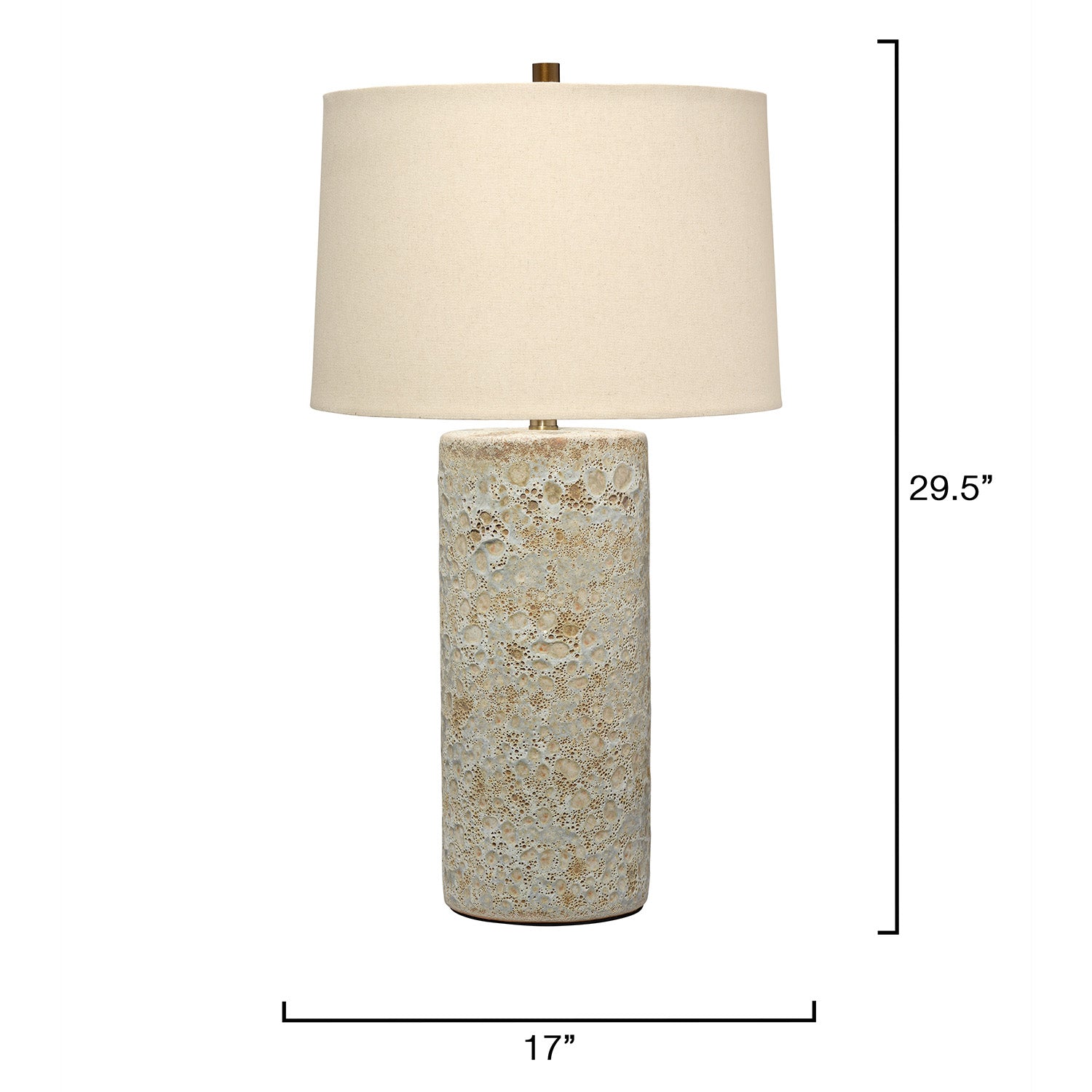 Jamie Young Lava Volcanic Cream Table Lamp