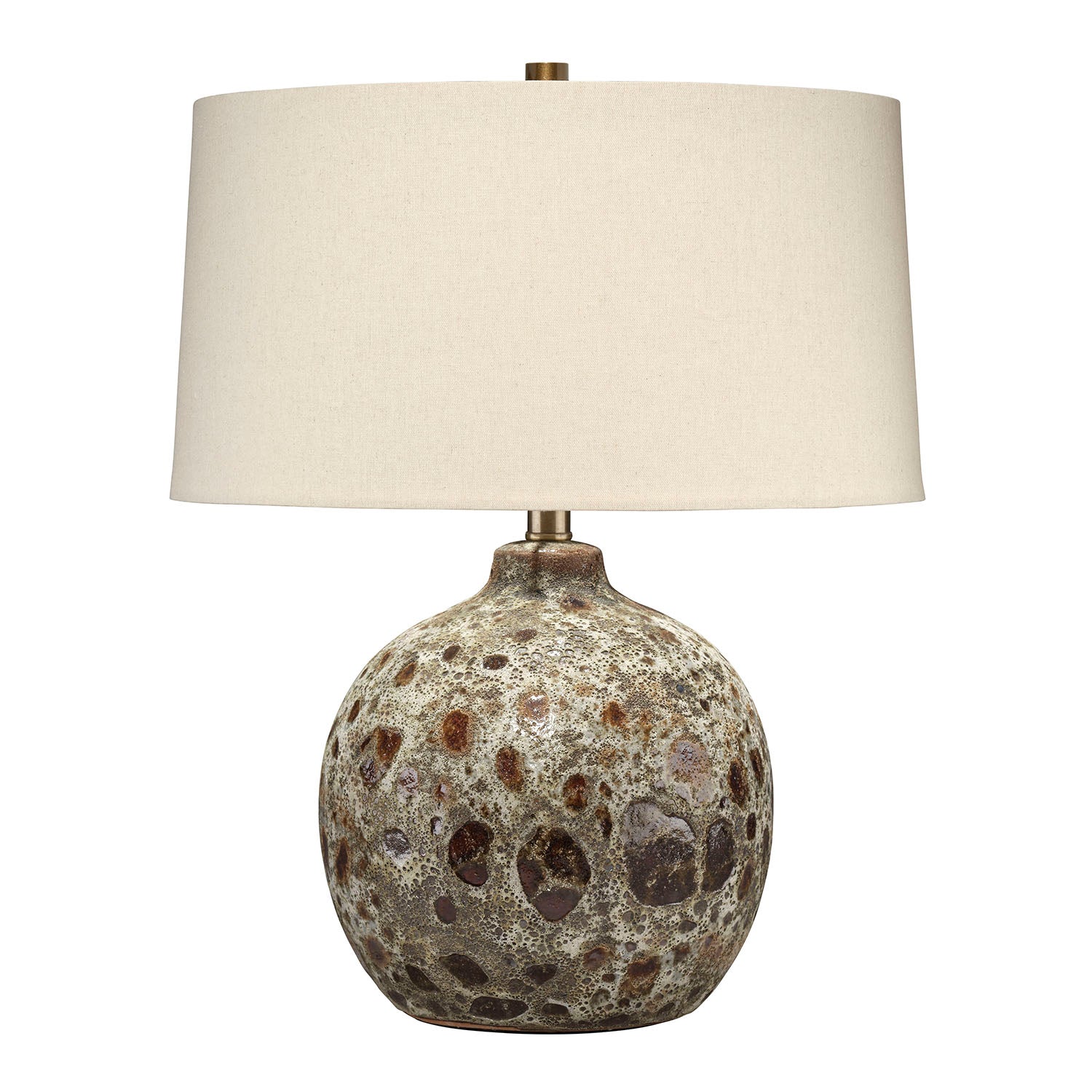 Jamie Young Magma Volcanic Brown Table Lamp