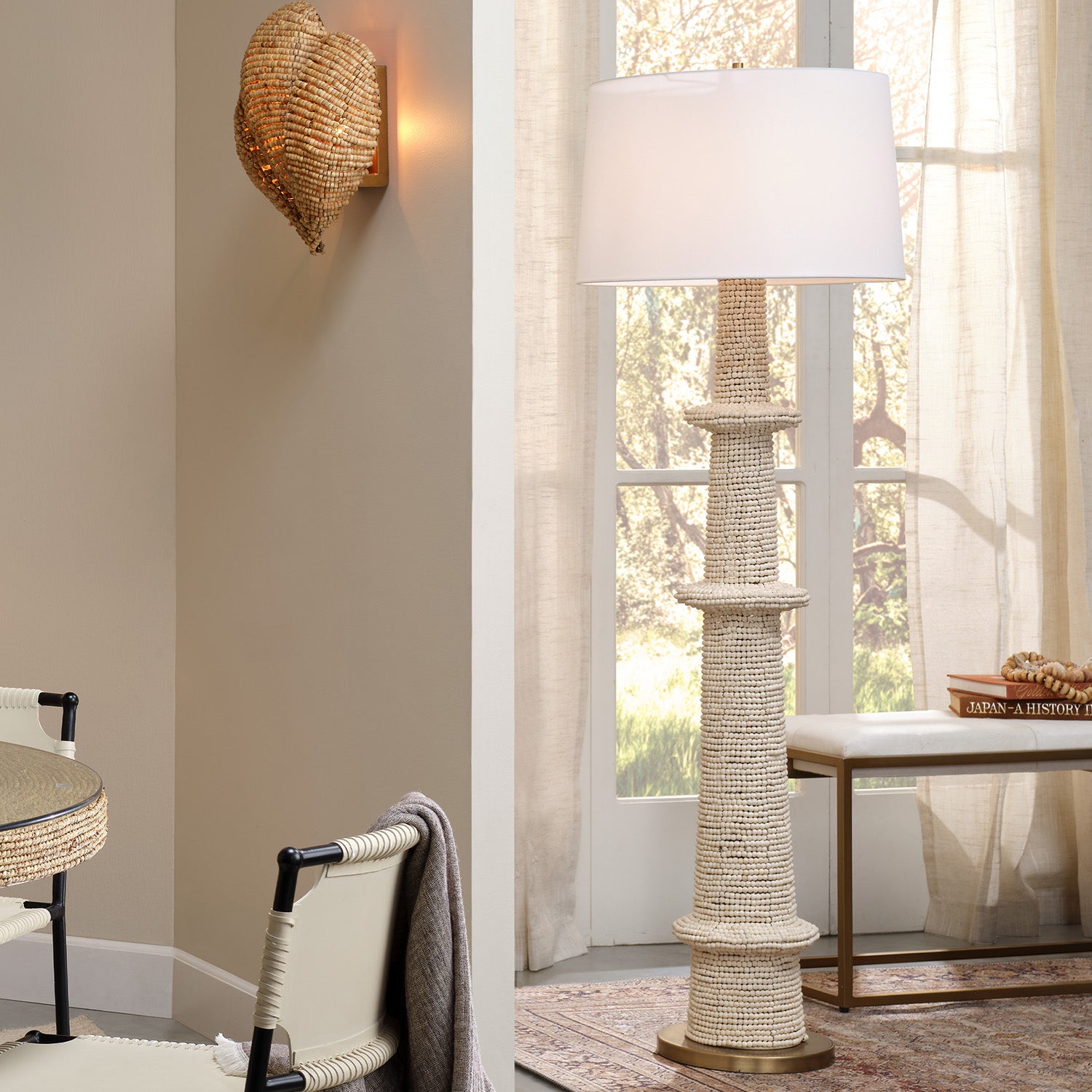 Jamie Young Rowan Natural Floor Lamp