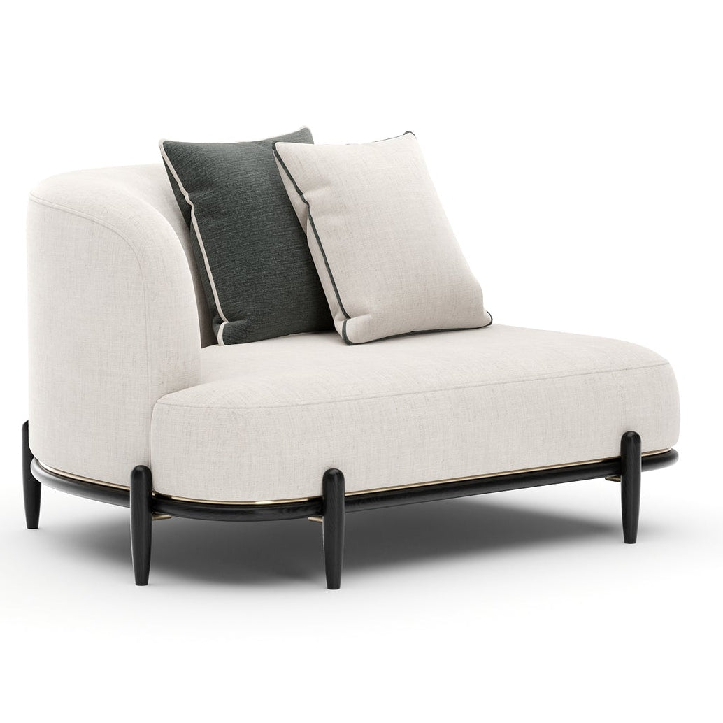 Caracole Madera Oatmeal LAF Modular Loveseat