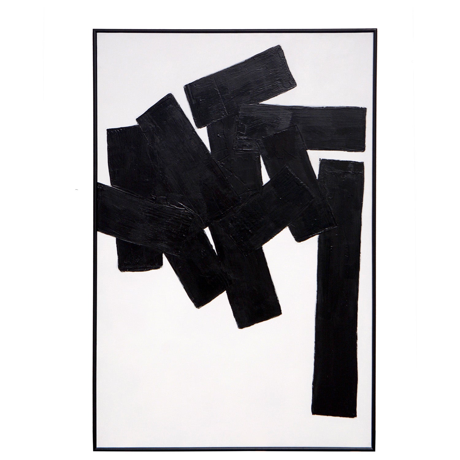 Sunpan Building Blocks Framed Canvas Art