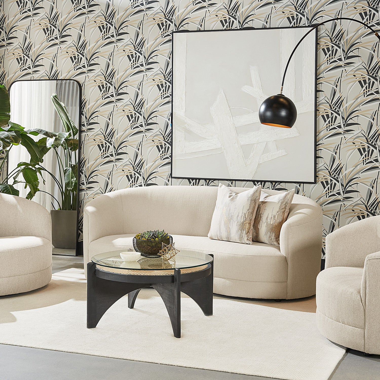 Sunpan Breaking Barriers Framed Canvas Art