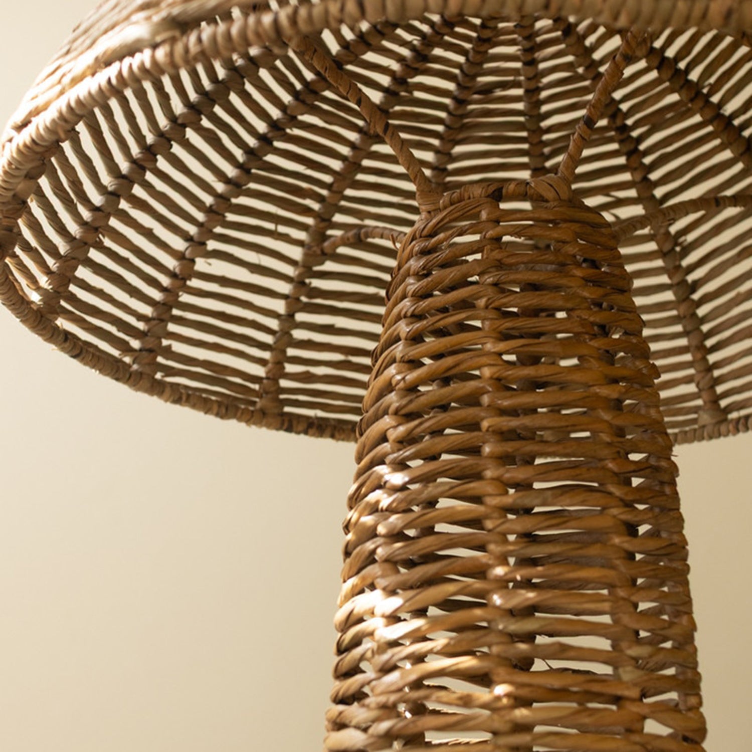 Woven Seagrass Mushroom Set of 4