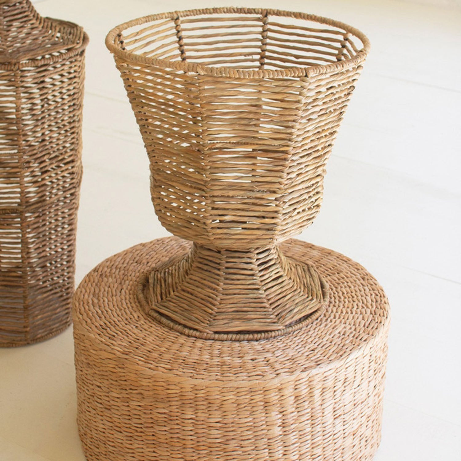 Iron and Seagrass Urn
