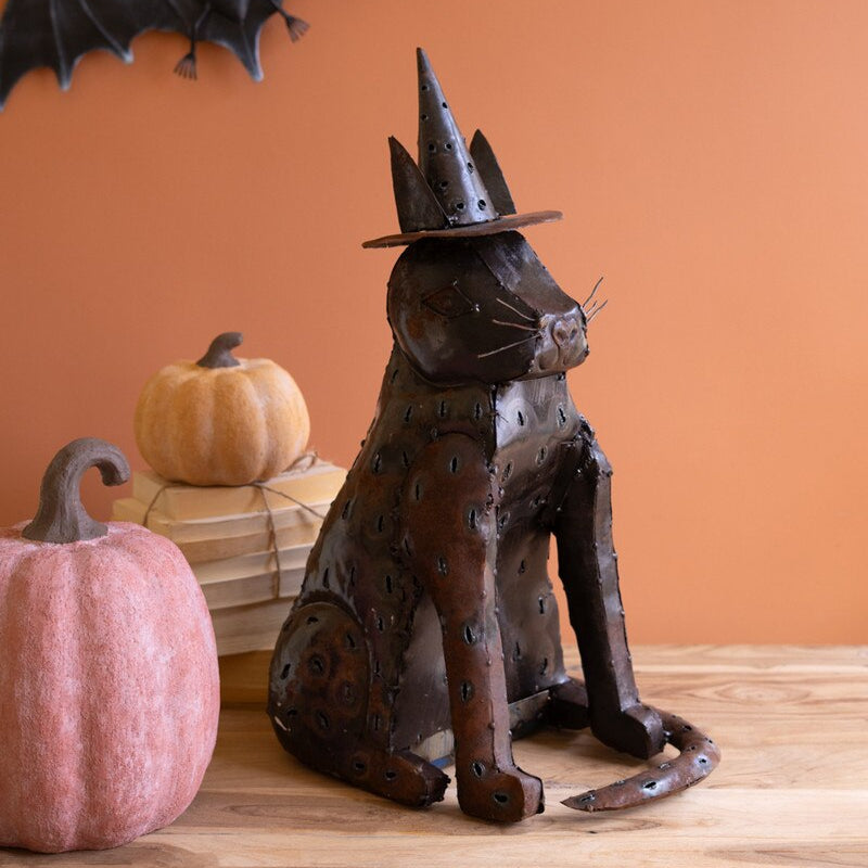 3D Cat with Witch Hat