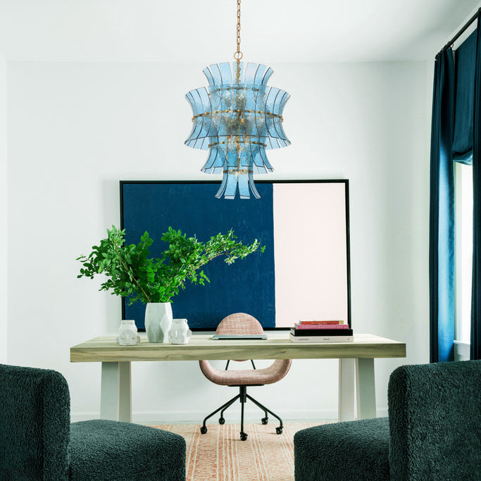 Crystorama Abigail 13 Light Aged Brass Chandelier