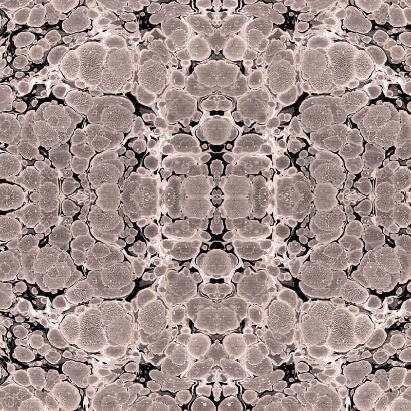 Mitchell Black Copper Kaleidoscope Wallpaper