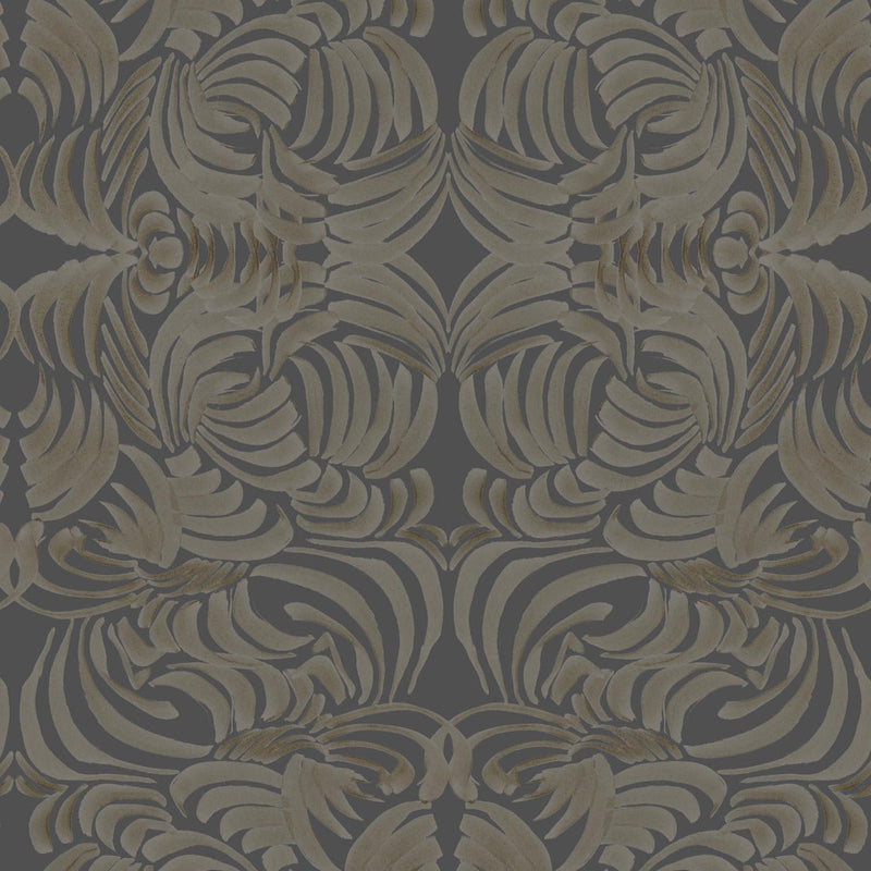 Mitchell Black Goldenrod Flora Wallpaper