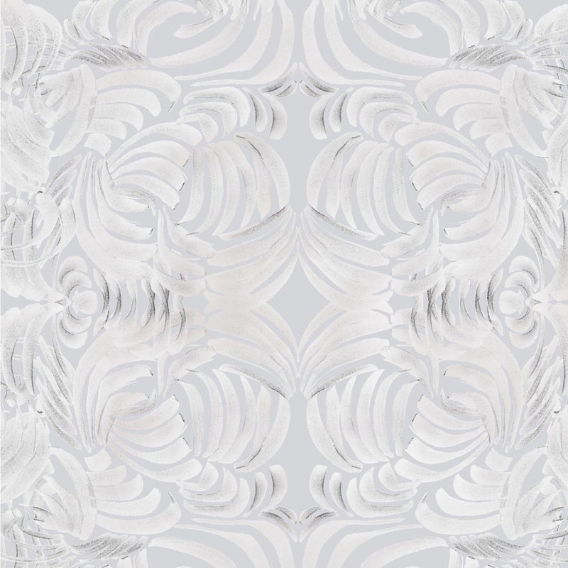 Mitchell Black Porcelain Flora Wallpaper