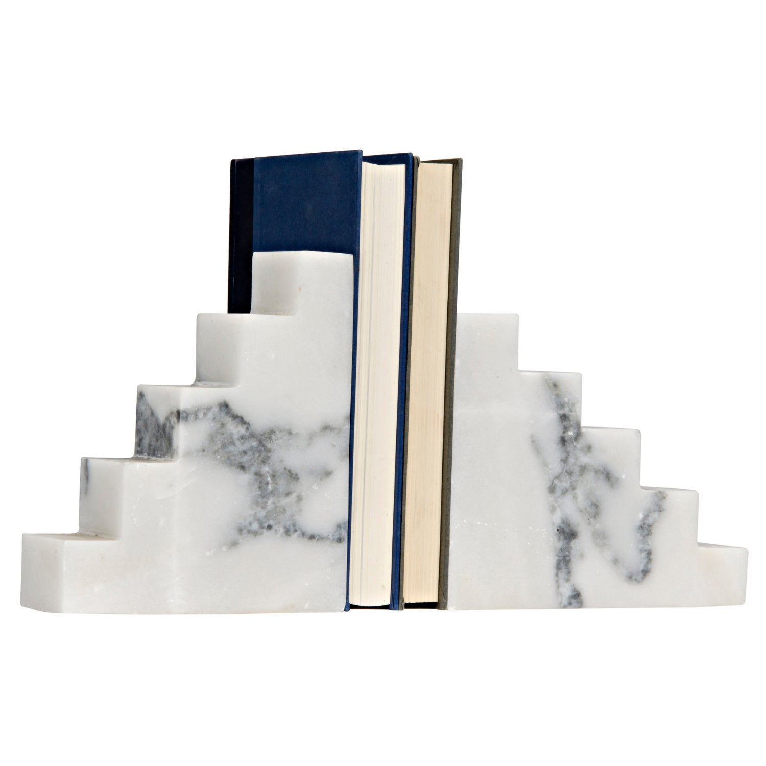 Noir Step Bookend Set