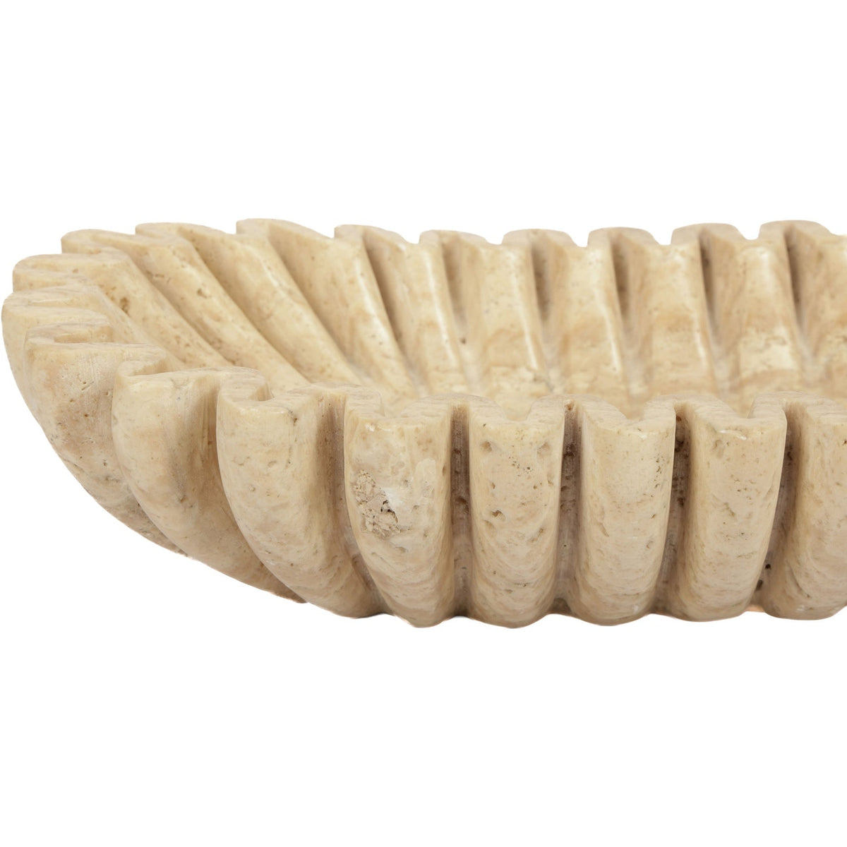 Valenza Travertine Decorative Bowl