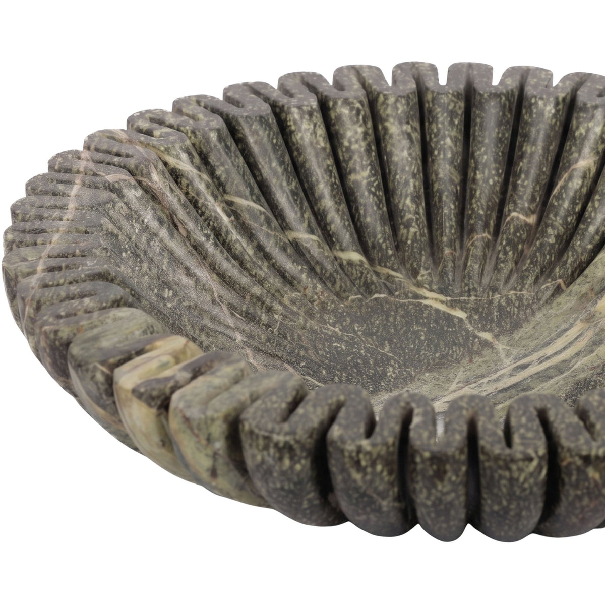 Valenza Green Genuine Marble Decorative Bowl