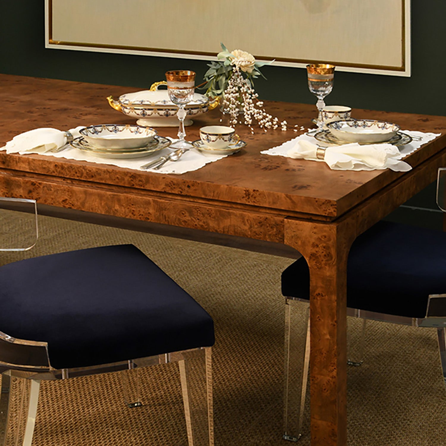 Worlds Away Adams Dining Table