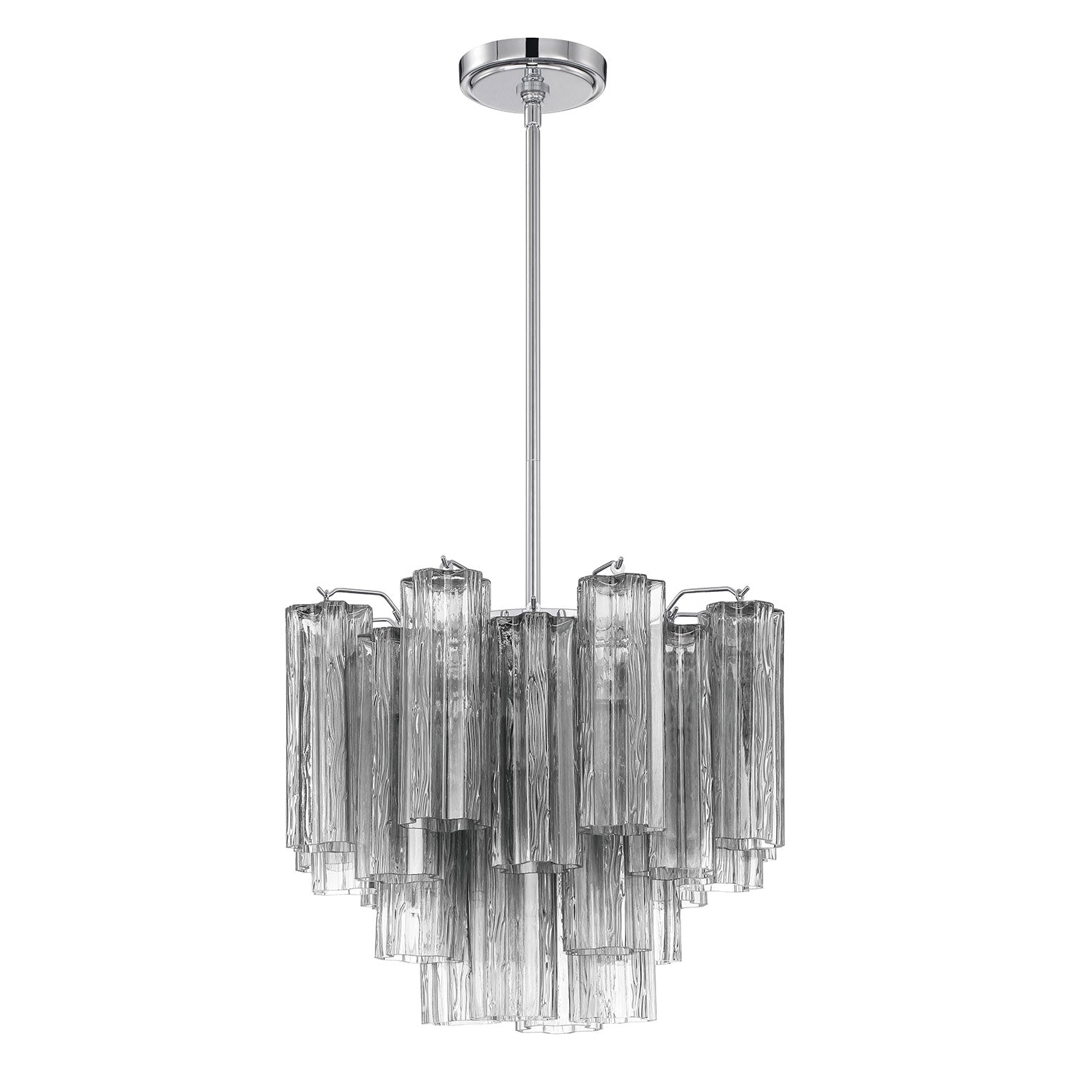 Crystorama Addis 4-Light Chandelier Polished Chrome