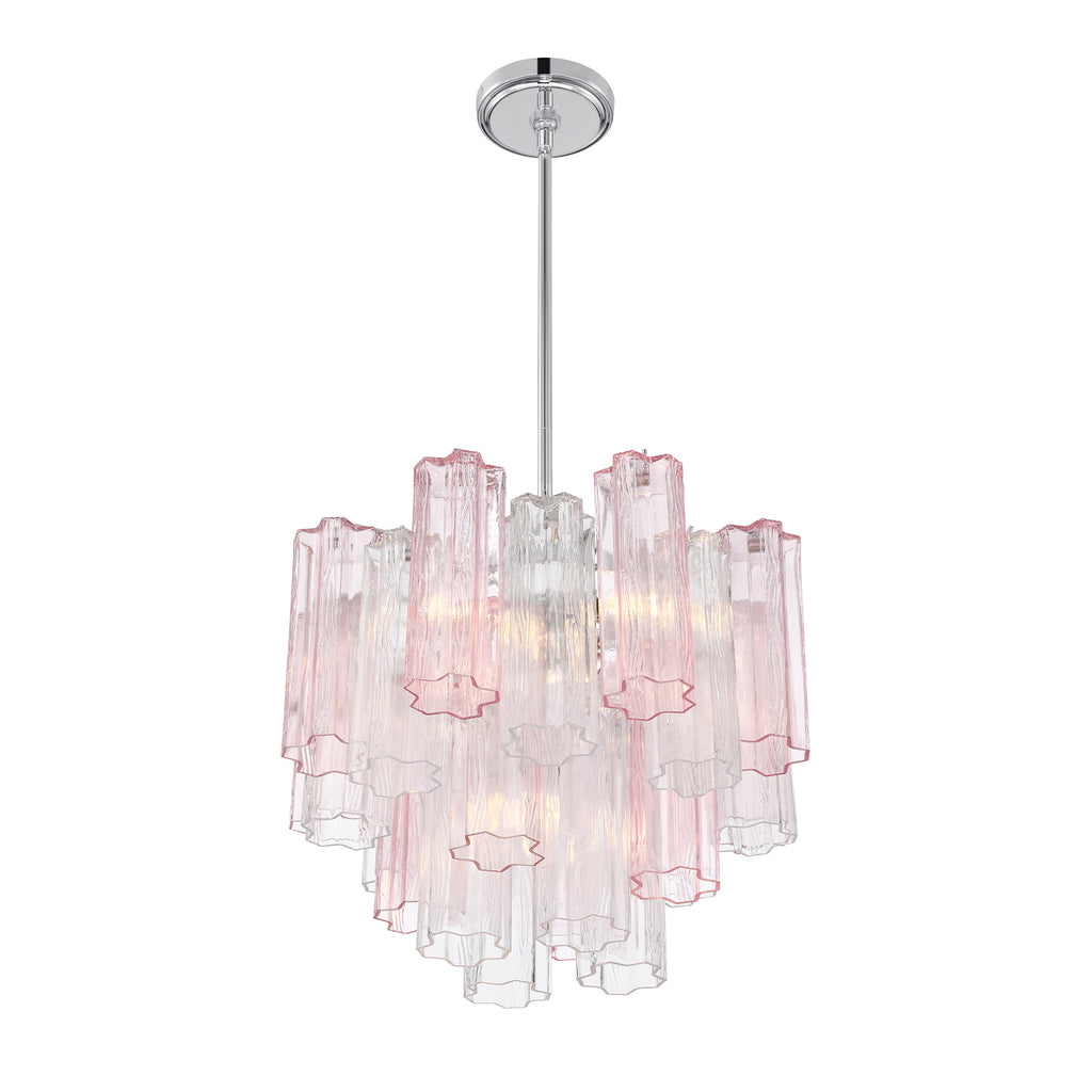 Crystorama Addis 4 Light Polished Chrome Mini Chandelier