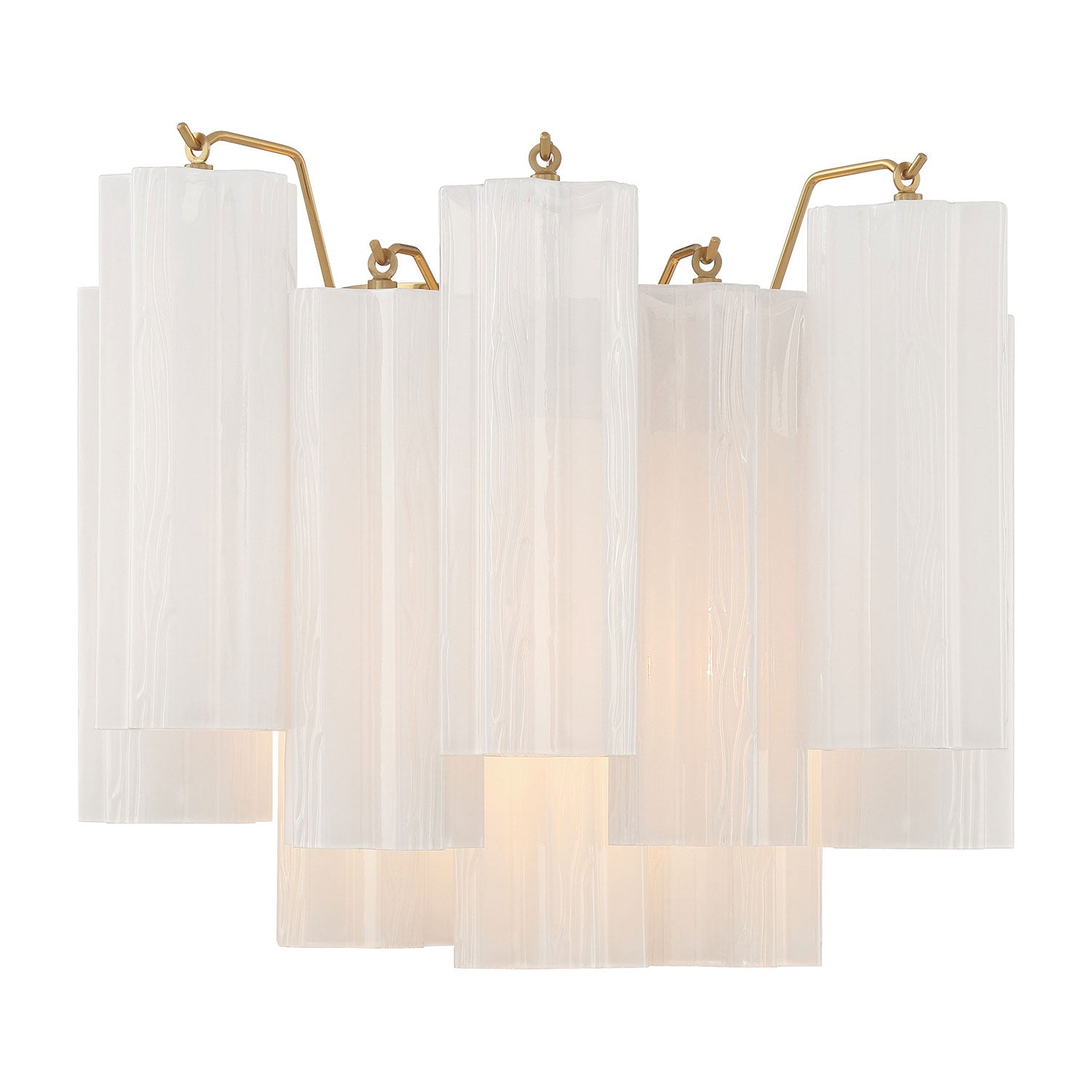 Crystorama Addis Wall Sconce Aged Brass