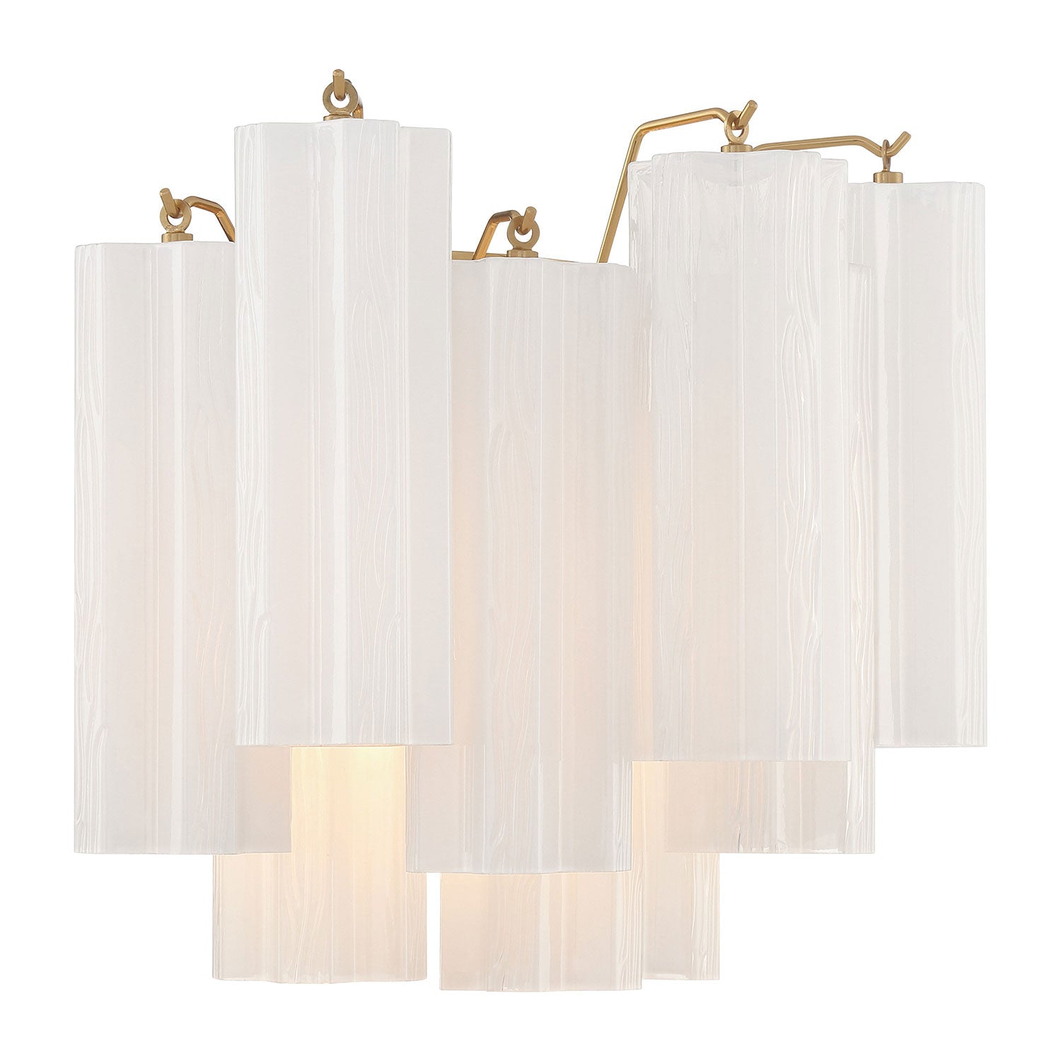 Crystorama Addis Wall Sconce Aged Brass