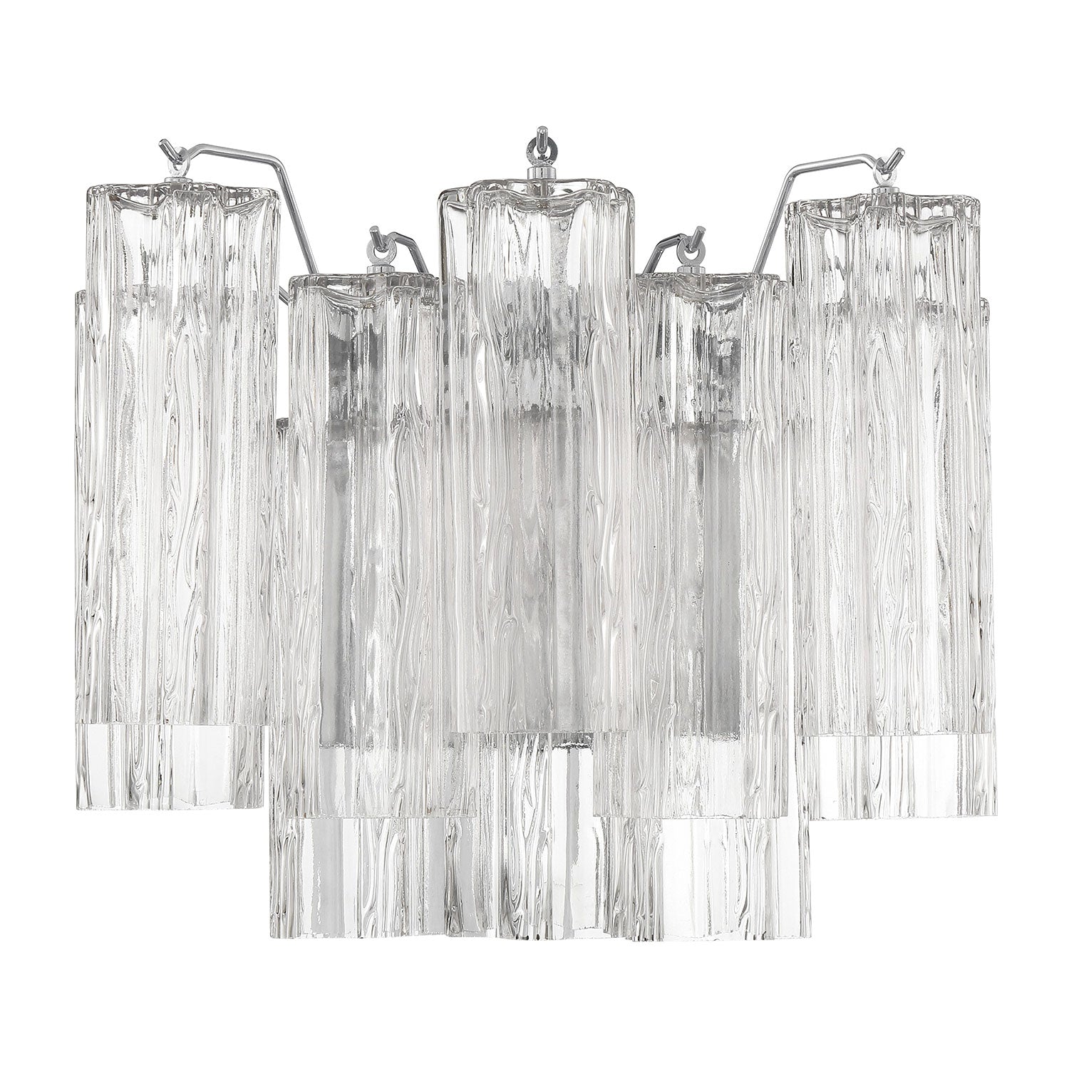 Crystorama Addis Wall Sconce Polished Chrome