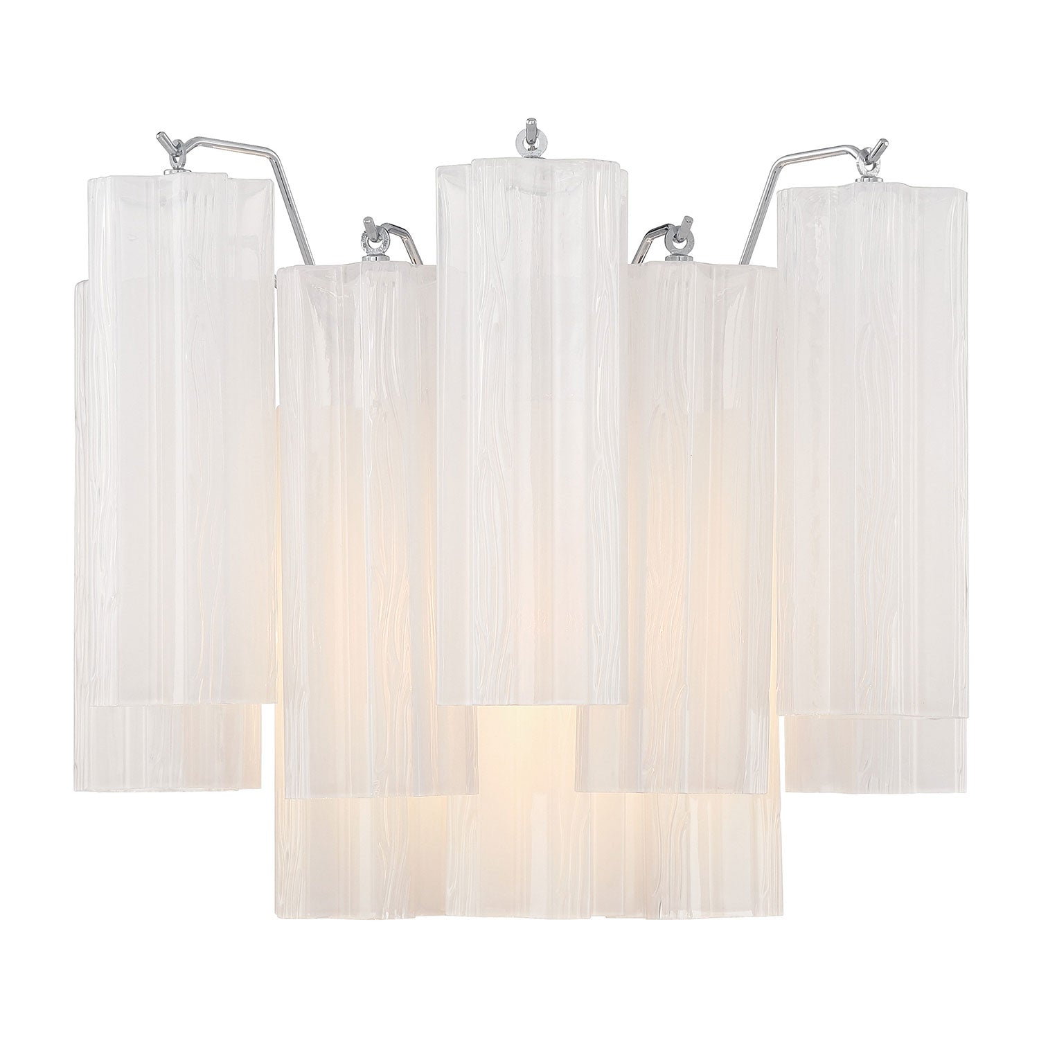 Crystorama Addis Wall Sconce Polished Chrome