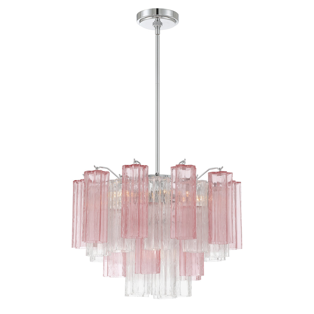 Crystorama Addis 6 Light Polished Chrome Chandelier