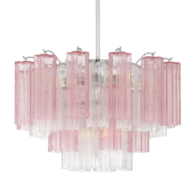 Crystorama Addis 9 Light Polished Chrome Chandelier