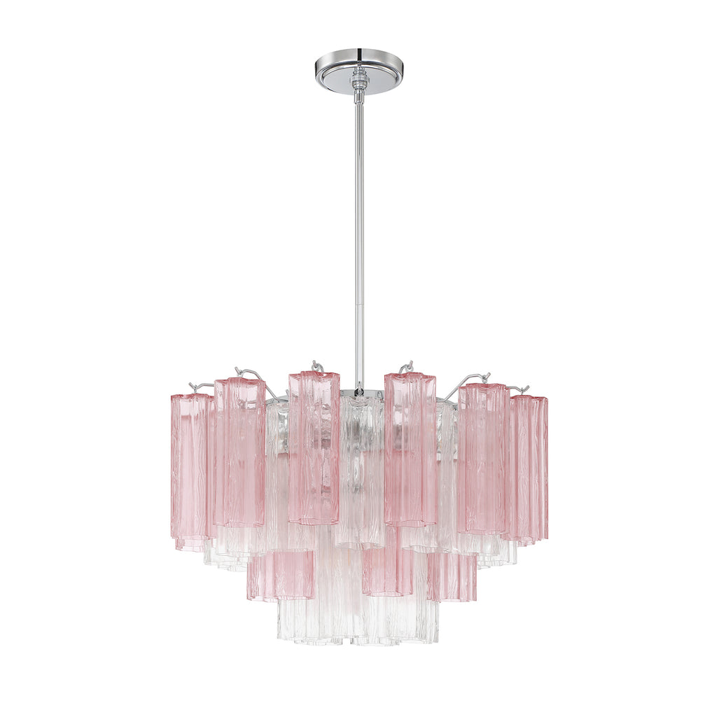 Crystorama Addis 9 Light Polished Chrome Chandelier