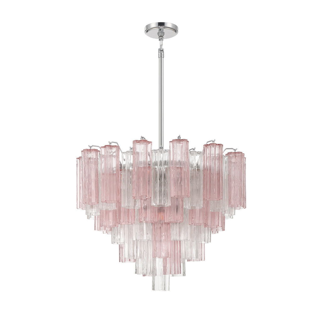 Crystorama Addis 12 Light Polished Chrome Chandelier