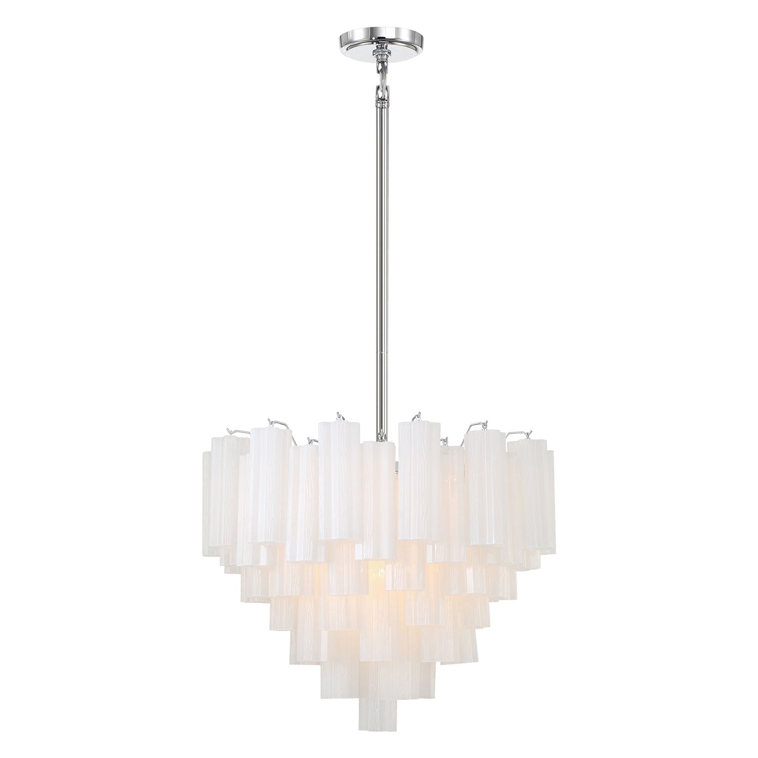 Crystorama Addis 12-Light Chandelier Polished Chrome