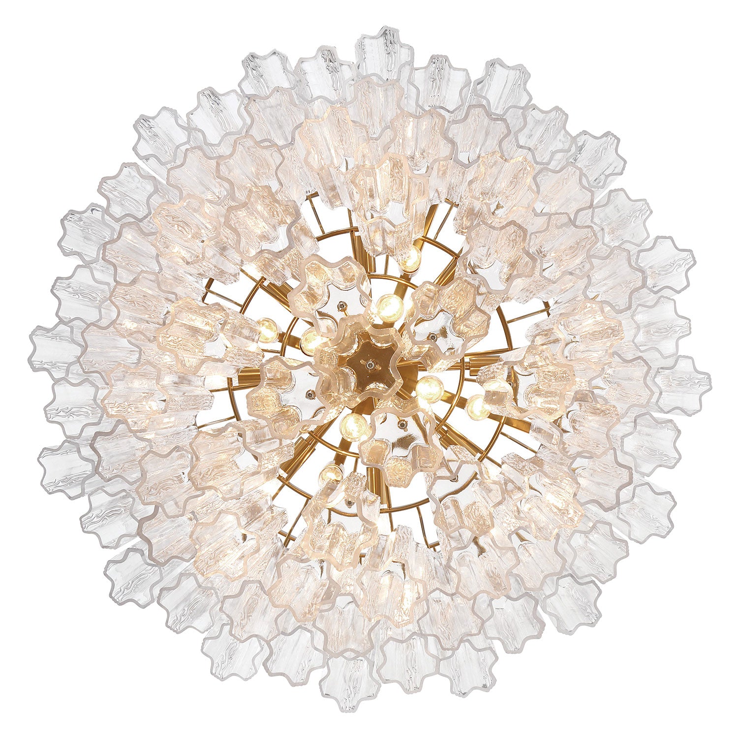 Crystorama Addis 16-Light Chandelier Aged Brass