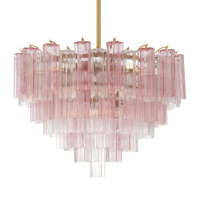 Crystorama Addis 16 Light Aged Brass Chandelier