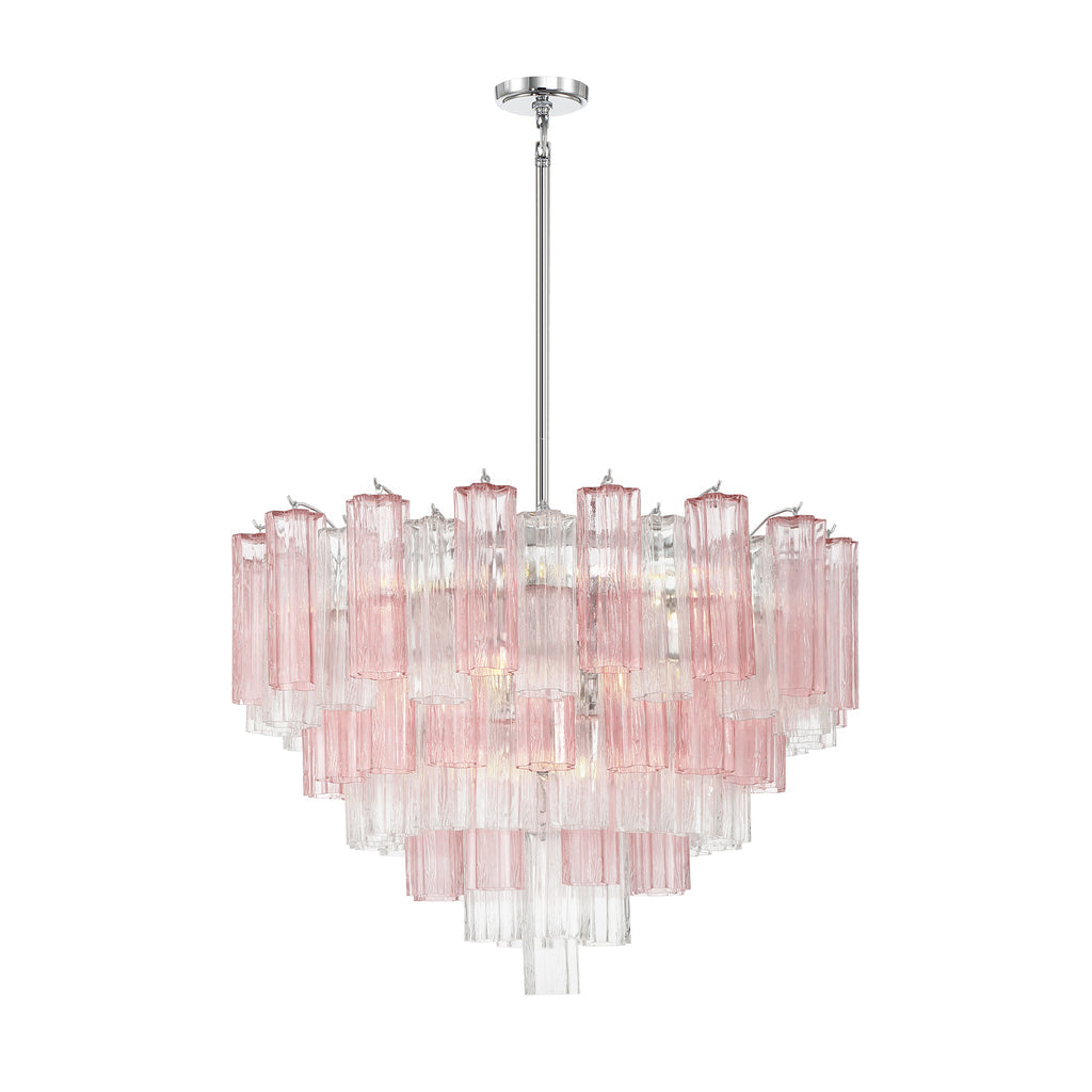Crystorama Addis 16 Light Polished Chrome Chandelier
