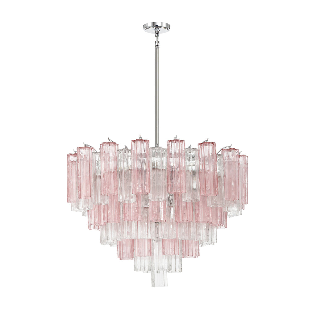 Crystorama Addis 16 Light Polished Chrome Chandelier