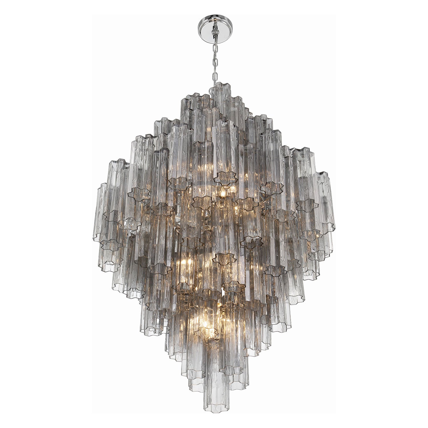 Crystorama Addis Chandelier Polished Chrome