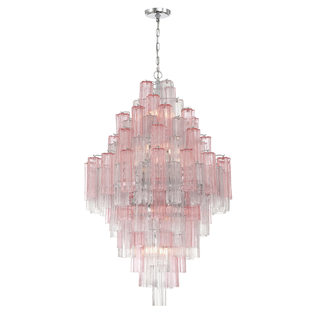 Crystorama Addis 20 Light Polished Chrome Chandelier