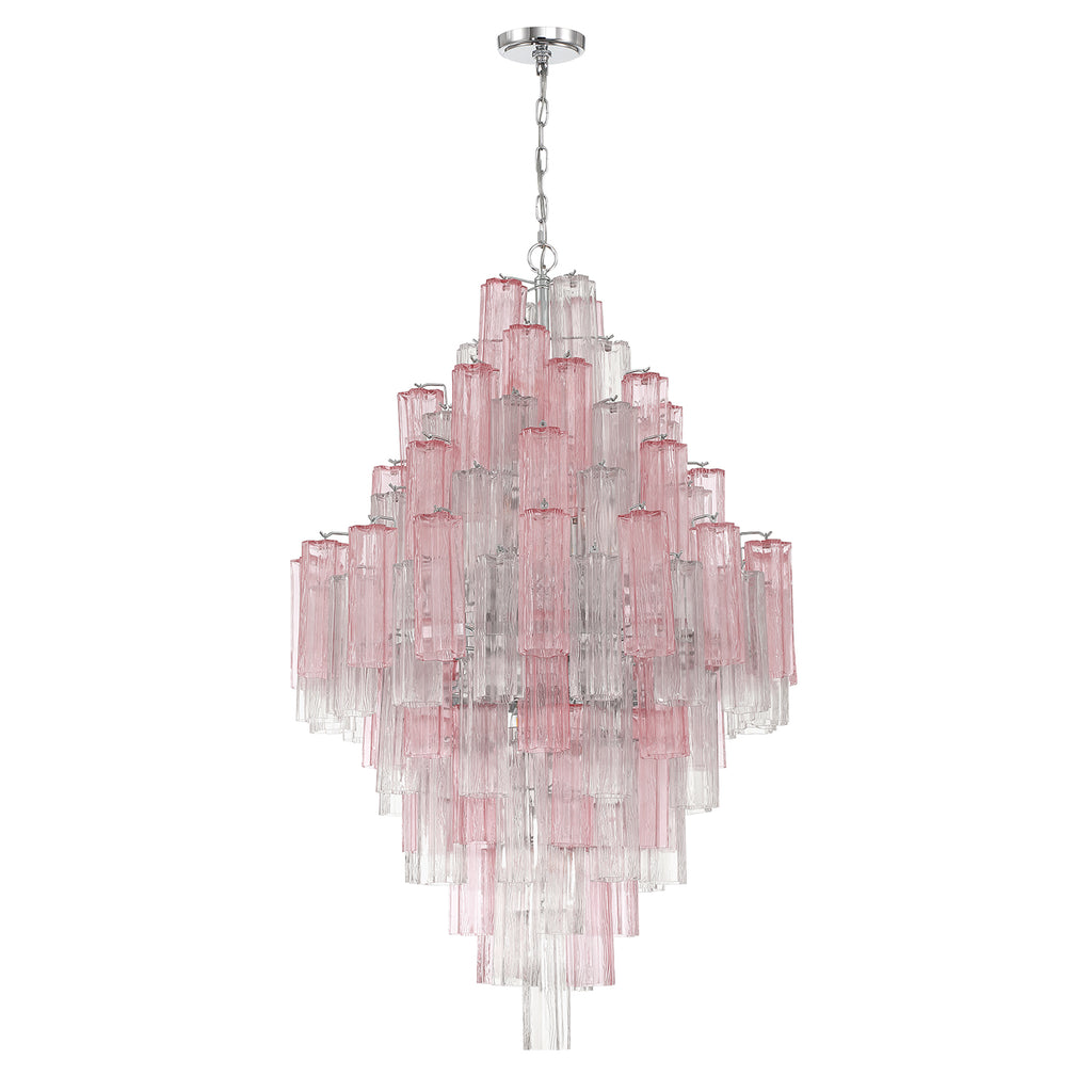 Crystorama Addis 20 Light Polished Chrome Chandelier