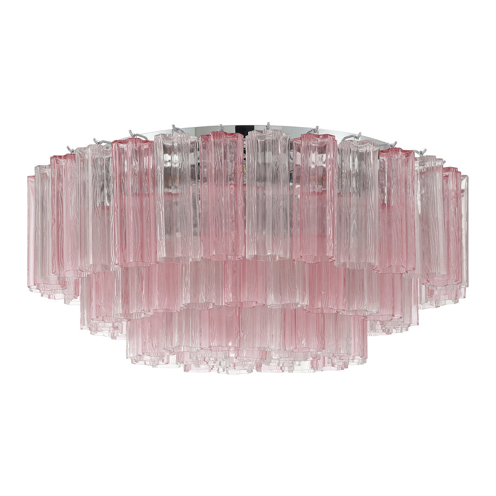 Crystorama Addis 16 Light Polished Chrome Flush Mount